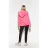 Women's Goldie Faux Fur Jacket, Bubble Pink - Coats - 3