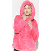 Women's Goldie Faux Fur Jacket, Bubble Pink - Coats - 5