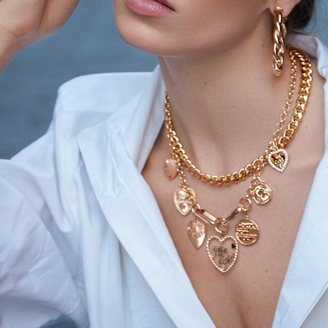 Louise Necklace, Gold - Necklaces - 3