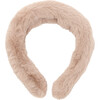 Teffi Faux Fur Headband, Taupe - Hair Accessories - 1 - thumbnail