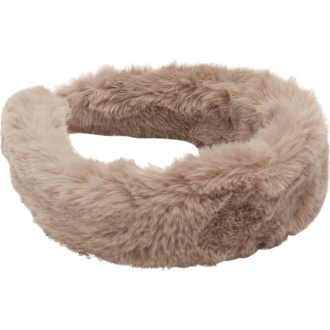 Teffi Faux Fur Headband, Taupe - Apparis Mommy & Me Shop | Maisonette