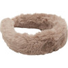 Teffi Faux Fur Headband, Taupe - Hair Accessories - 3