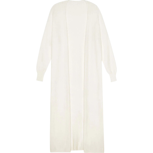 Women's Aria Vegan Cashmere Cardigan, Ivory - Cardigans - 1