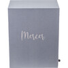 Exclusive Monogrammable Mercer Baby Keepsake Box, Slate - Keepsakes & Mementos - 1 - thumbnail