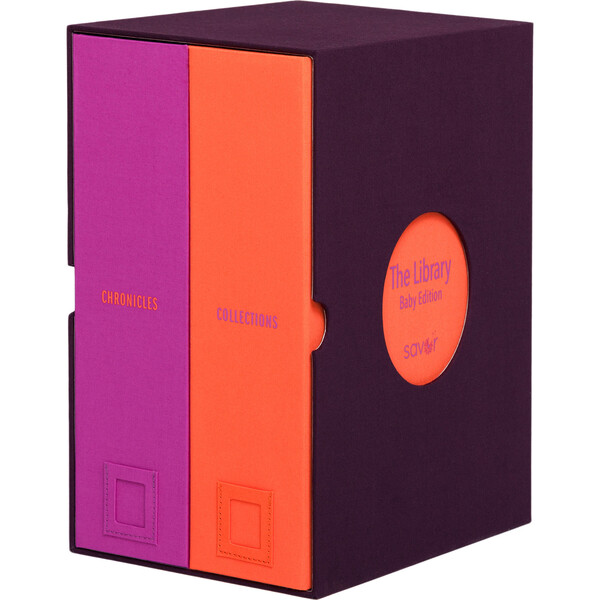 The Library Baby Keepsake Box, Plum Savor Accents