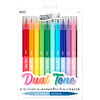 Dual Tone Double Ended Brush Markers - Coloring - 1 - thumbnail