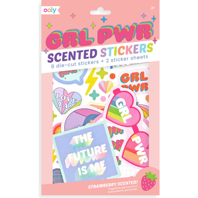 Scented Scratch Stickers, Grl Pwr
