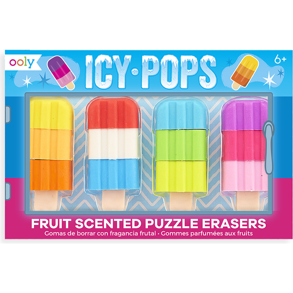 Icy Pops Scented Erasers - Art Supplies - 1