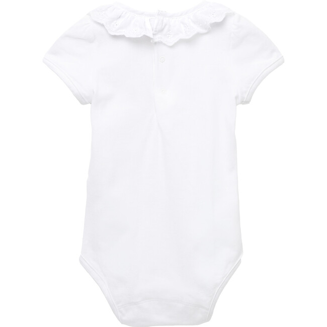 Katie Anglaise Body Short-Sleeved, White - Onesies - 2