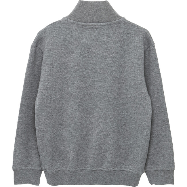 Oscar Half Zip Jumper, Grey - Jumpers - 3