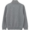 Oscar Half Zip Jumper, Grey - Jumpers - 3