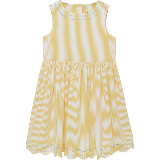 Molly Dress, Yellow Stripe - Dresses - 1