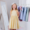 Molly Dress, Yellow Stripe - Dresses - 2