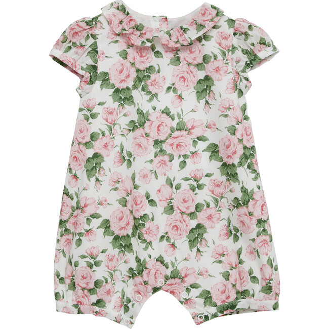 Liberty Carline Rose Romper, Pale Pink Carline - Rompers - 1