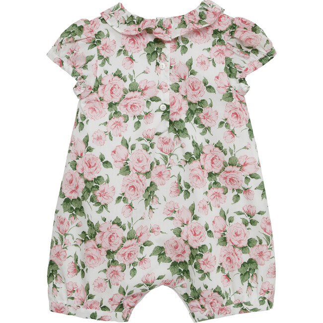 Liberty Carline Rose Romper, Pale Pink Carline - Rompers - 3