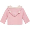 Teddy Coat,  Pale Pink - Cardigans - 3