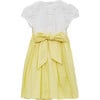 Rose Hand Smocked Dress, Lemon - Dresses - 3