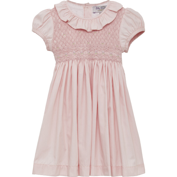 Toddler Willow Rose Hand Smocked Dress, Pink - Trotters London Dresses ...