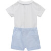 The Ruper Set, Pale Blue & White - Two Pieces - 2