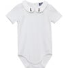 Milo Guardsman Bodysuit SS, White - Onesies - 1 - thumbnail