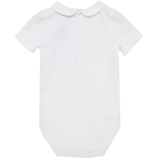 Milo Guardsman Bodysuit SS, White - Onesies - 3