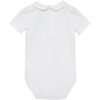 Milo Guardsman Bodysuit SS, White - Onesies - 3