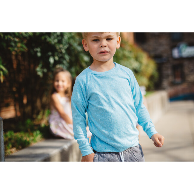 Raglan Top, Blue - Tees - 2