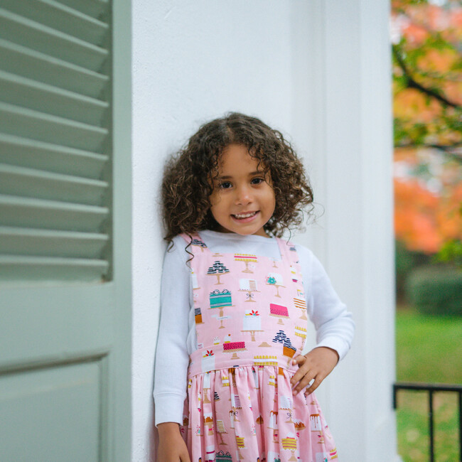 Pinafore Dress, "Made from Scratch" Print - Dresses - 2