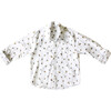 Honey Bee Button Down, White - Shirts - 1 - thumbnail