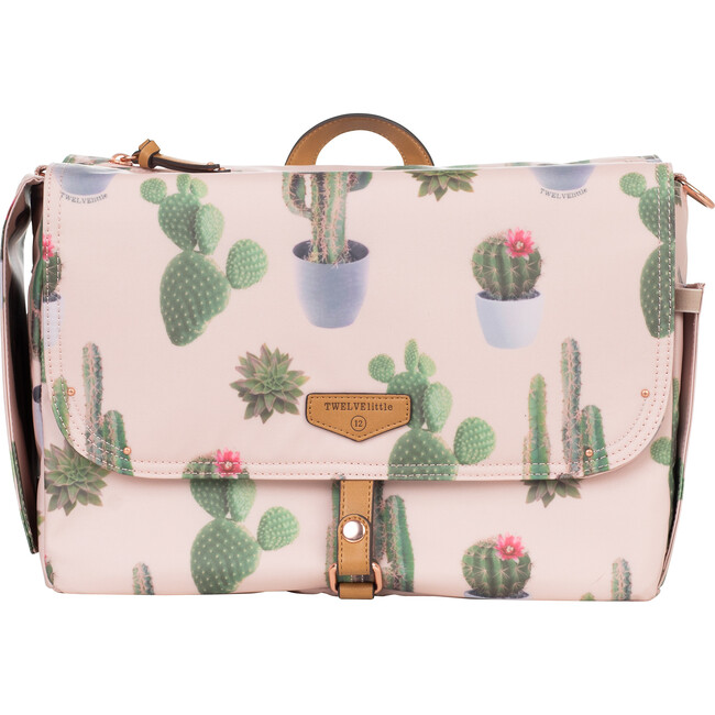 On-The-Go Stoller Caddy, Pink Cactus - Diaper Bags - 1