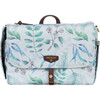 On-The-Go Stoller Caddy, White and Blue Leaf Print - Diaper Bags - 1 - thumbnail