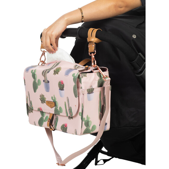 On-The-Go Stoller Caddy, Pink Cactus