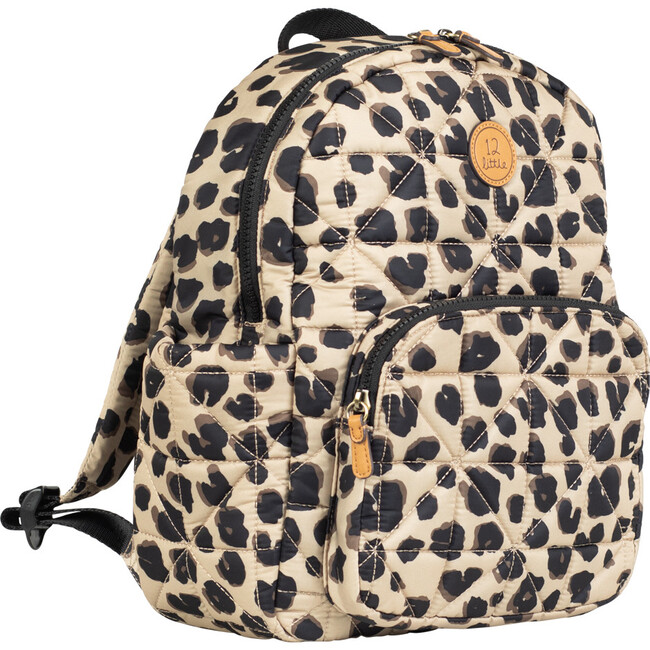 Quilted Little Companion Backpack, Leopard Print - TWELVElittle Bags ...