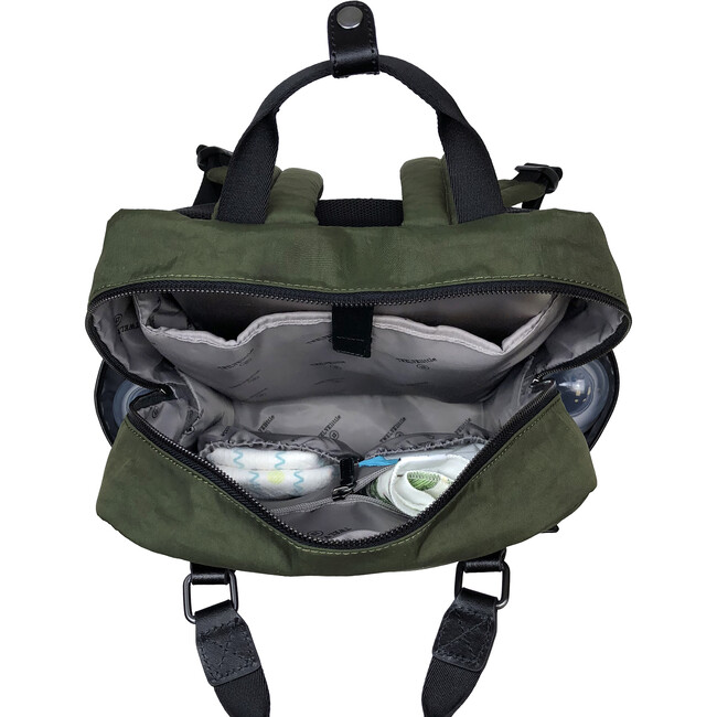Unisex Courage Diaper Backpack, Olive - Diaper Bags - 5