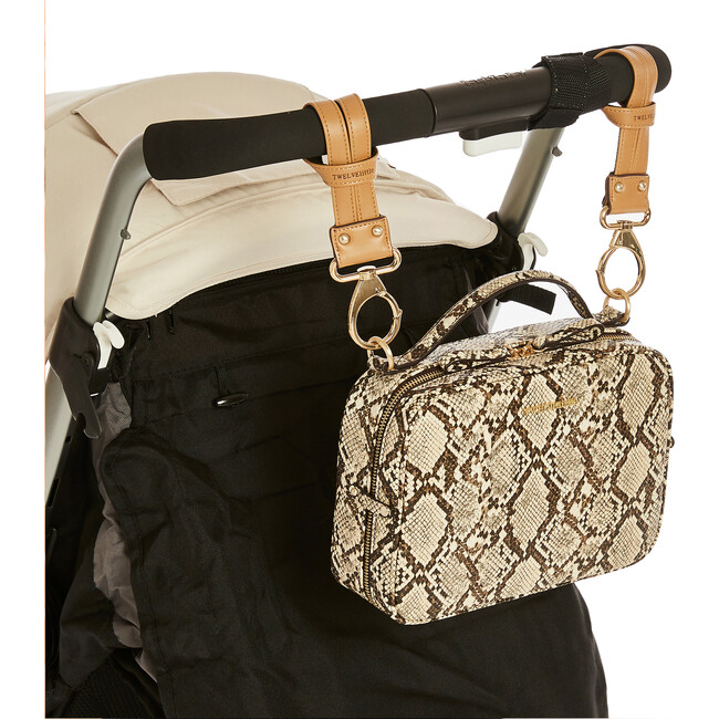 Luxe Diaper Clutch, Snake - Diaper Bags - 7