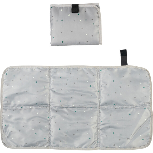 Quilted Carry Love Diaper Tote, Grey - Diaper Bags - 5