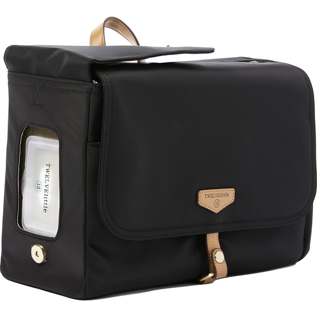 On-The-Go Stroller Caddy 3.0, Black/Tan - Diaper Bags - 3