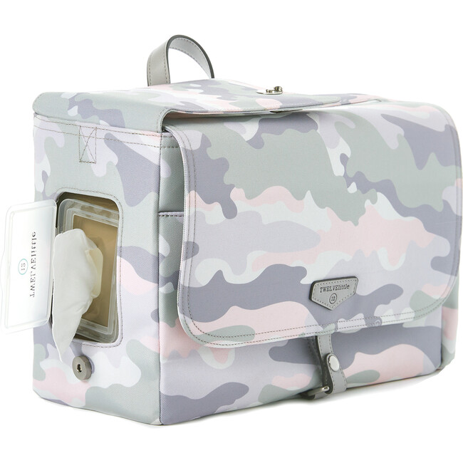 On The Go Stroller Caddy, Blush Camo - Diaper Bags - 3