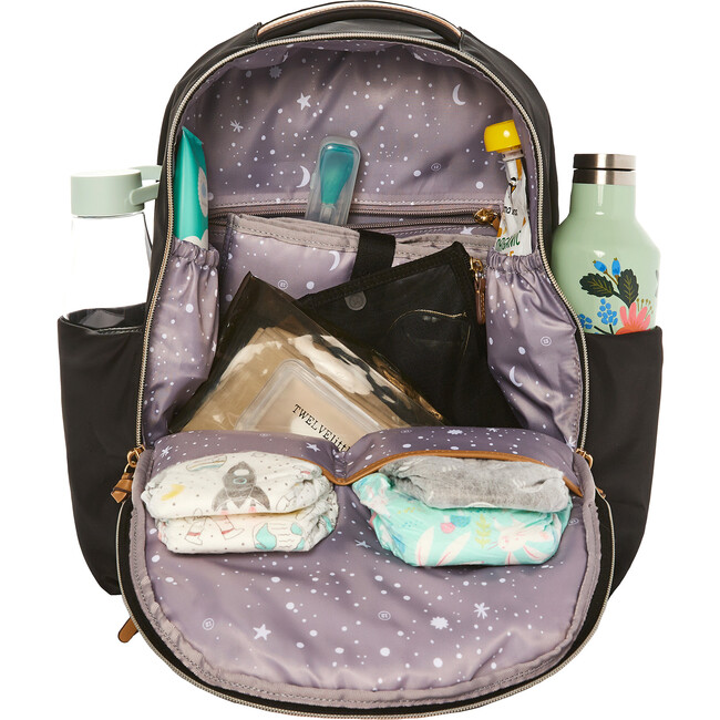 Midi Go Backpack Black/Tan - Diaper Bags - 4
