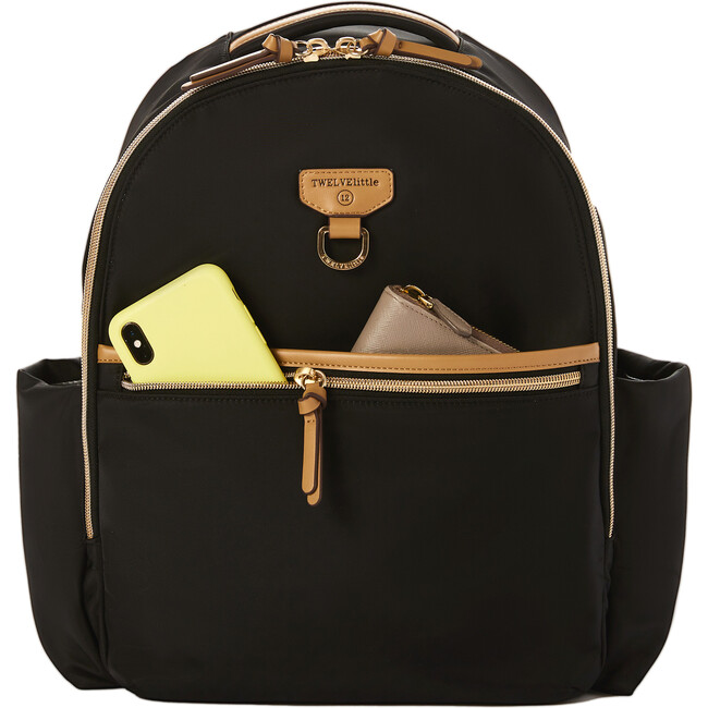 Midi Go Backpack Black/Tan - Diaper Bags - 5