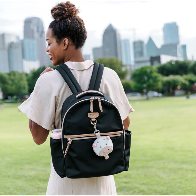 Midi Go Backpack Black/Tan - Diaper Bags - 7