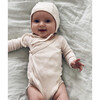 Organic Cotton Wrap Onesie, Natural - Onesies - 2