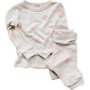 Organic Cotton Spotted Pajamas, Pink Dot - Pajamas - 1 - thumbnail