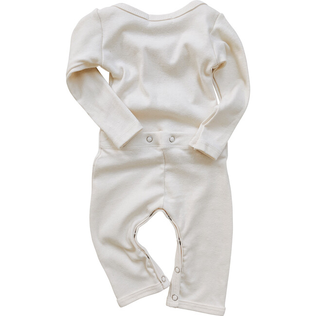 Organic Cotton Long John, Natural - Pajamas - 2