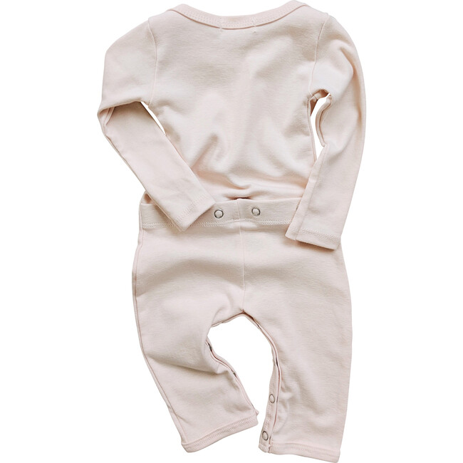 Organic Cotton Long John, Blush - Pajamas - 2
