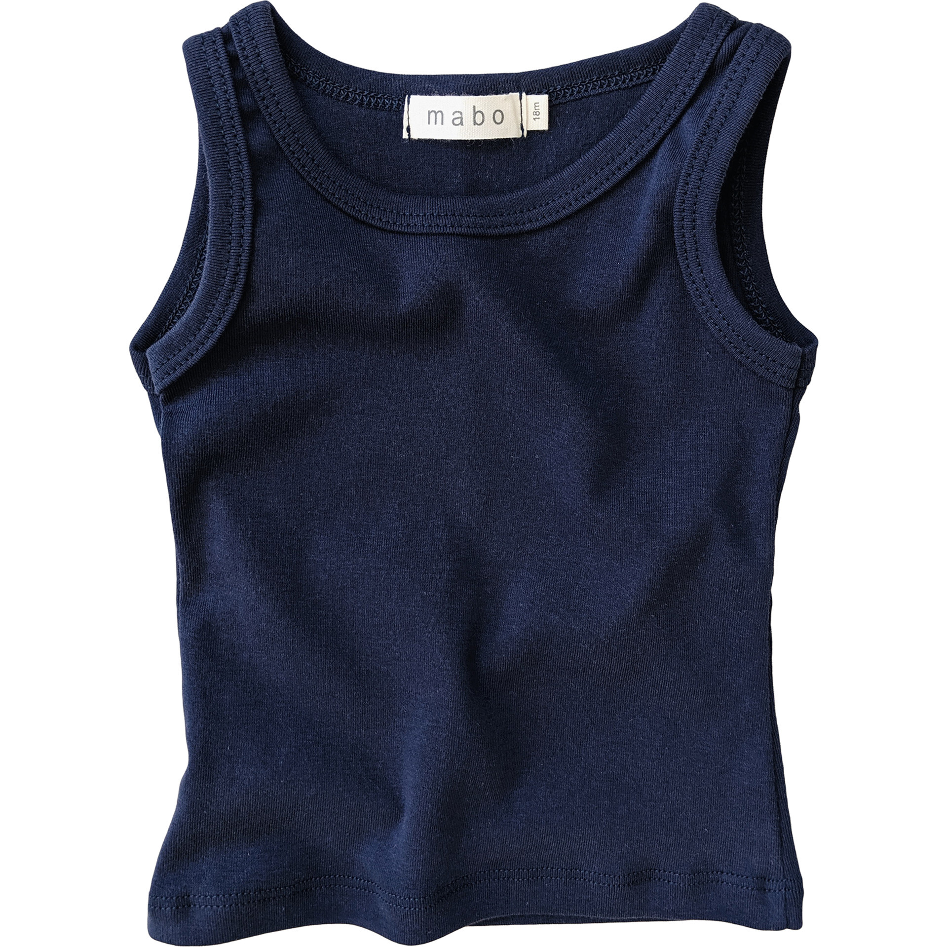 Organic Cotton Tank Top, Midnight - Tees - 1