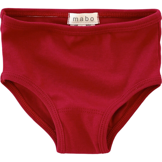 Organic Cotton Basic Underwear, Scarlet
