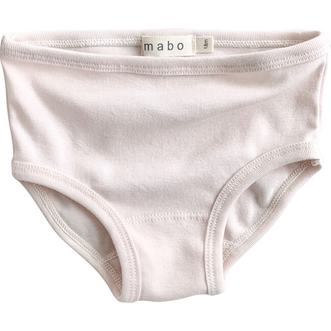 Organic Cotton Basic Underwear, Blush