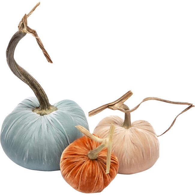 Pumpkin Trio, Seafoam - Accents - 2