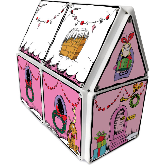 Dr. Seuss The Grinch Magna-Tiles Structure Set - Magnetic Tiles - 4